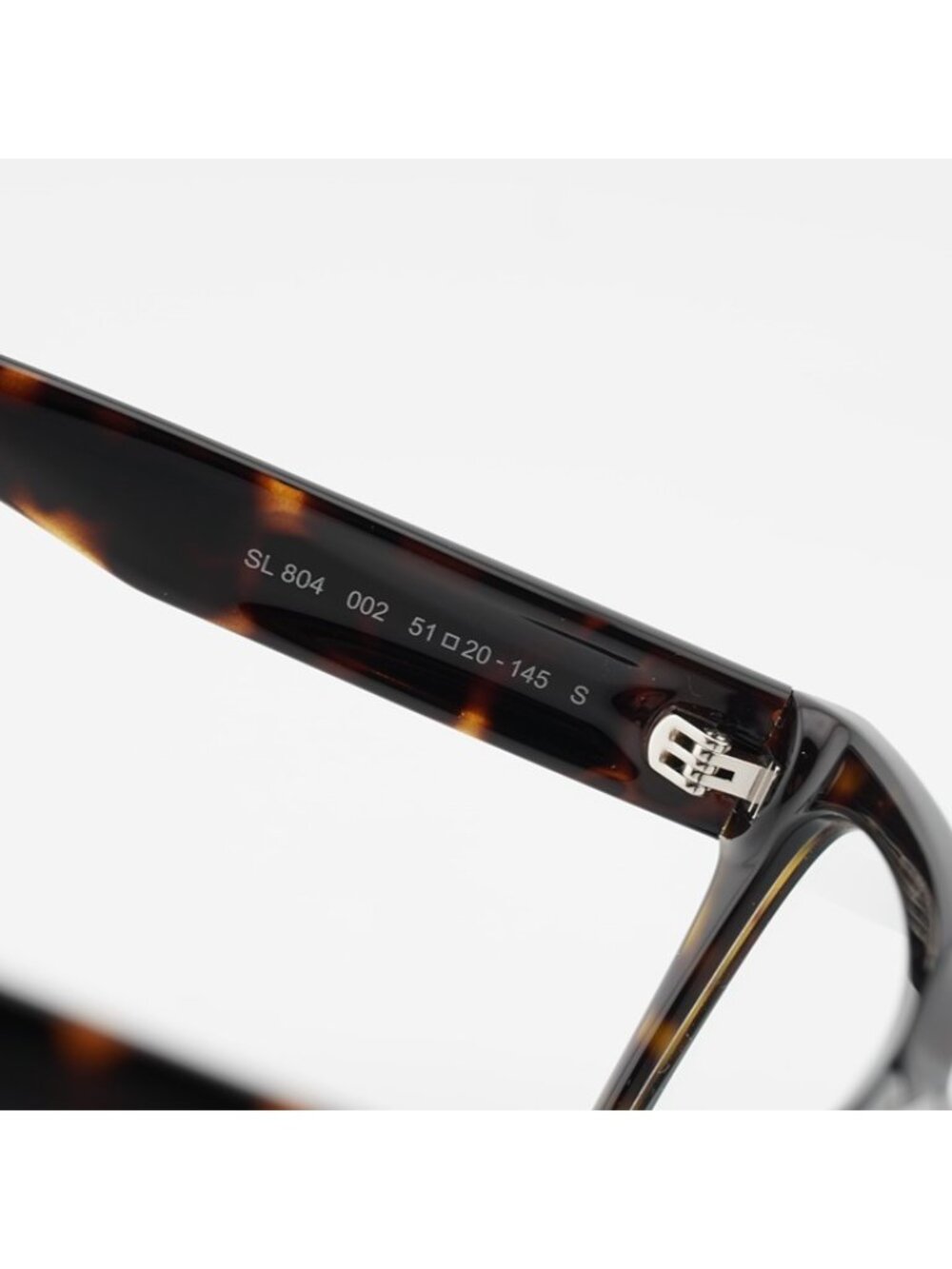 Saint Laurent SL804 002 Eyeglasses Havana 51mm Square Frame - Picture 7 of 12